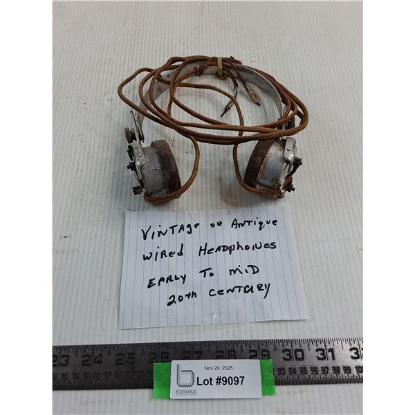 Vintage Headphones - See Consignor's Note