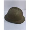 Image 3 : French World War II Army Helmet, Wooden Stand
