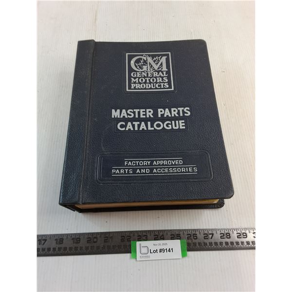 Vintage GM Master Parts Catalogue