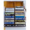 Image 2 : (21) 80's Music Cassettes w/Storage Case & Keys, Head Cleaning Cassette