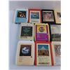Image 2 : (16) Vintage 8-Track Cassette Tapes (Elton John, John Lennon, Earth Wind & Fire)