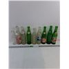 (10) Vintage Glass Soft Drink Bottles