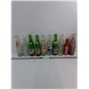 (10) Vintage Glass Soft Drink Bottles