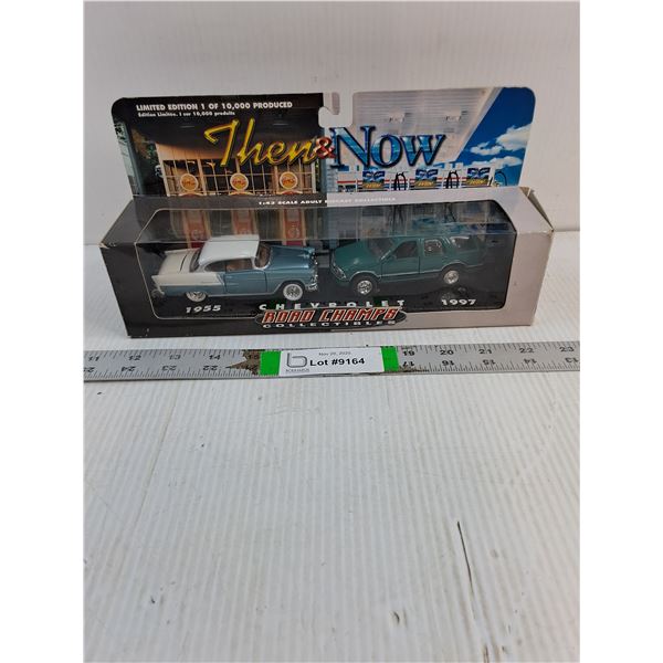 Road Champs Collectibles-1:43 1955 and 1997 Chevrolet-NIB