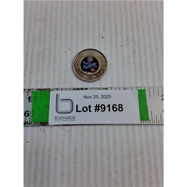 (1) 2024 Canadian Air Force Two Dollar Coin