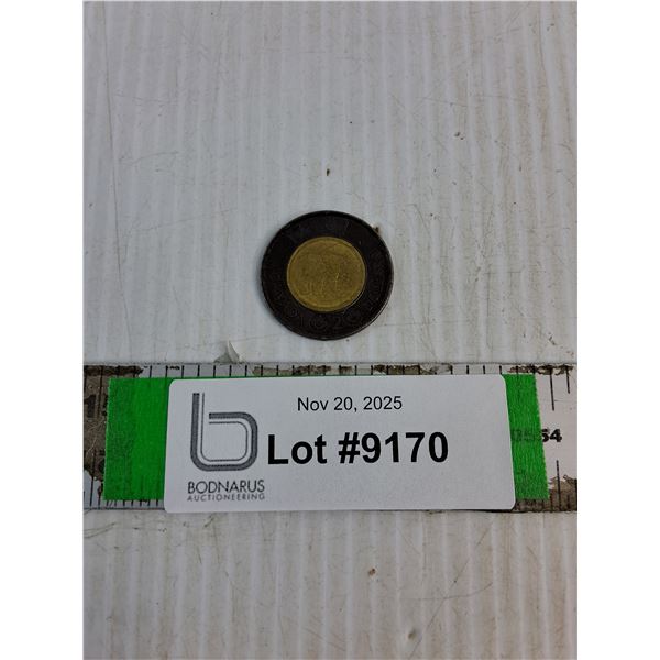 (1) 2022 Canadian Queen Elizabeth II Black Two Dollar Coin