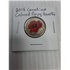 Image 3 : (2) Canadian Quarters-2010 Olympic Womens Hockey and 2015 Colored Poppy