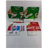 Image 2 : (6) Vintage Cardboard Carriers-Pepsi,Coke,Sprite and 7-up