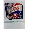 Image 1 : (1) Fantasy Tin  Pepsi 5 Cent Sign-14"x12"