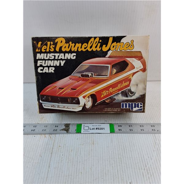 1:25 Parnelli Jones Mustang Funny Car Model Kit-Partially Completed