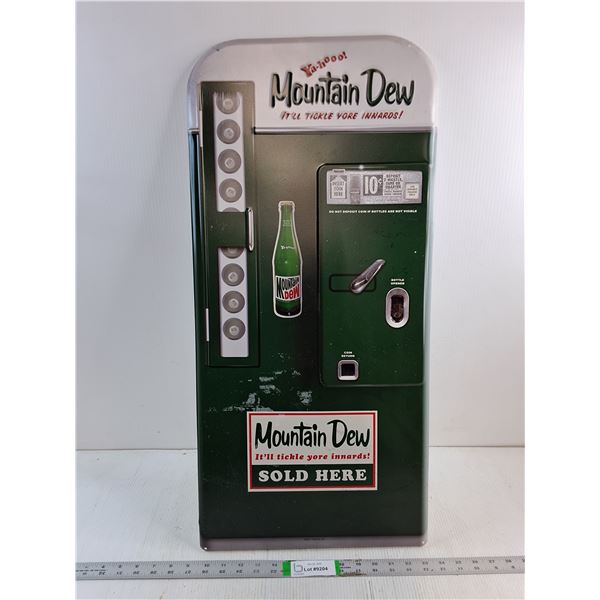 Vintage Look Mountain Dew Tin Sign-14"x30"