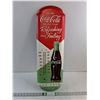 Image 1 : Coca Cola Refreshing Metal Wall Thermometer -27" Tall