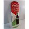 Image 2 : Coca Cola Refreshing Metal Wall Thermometer -27" Tall