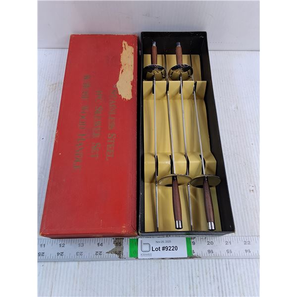 MCM Rosewood Handle Canape Skewers