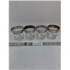 Image 1 : (4) Dorothy Thorpe Style Whiskey Glasses