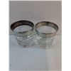 Image 3 : (4) Dorothy Thorpe Style Whiskey Glasses