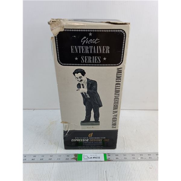 Great Entertainer Series-Groucho Marx Ceramic Figure-16" Tall