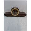 Image 4 : #Vintage Germany Bertmar  Art Deco Chime Mantle Clock-Has Key, as is
