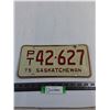 Image 1 : 1975 Saskatchewan License Plate