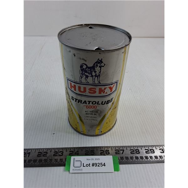 Vintage Husky Stratolube Tin