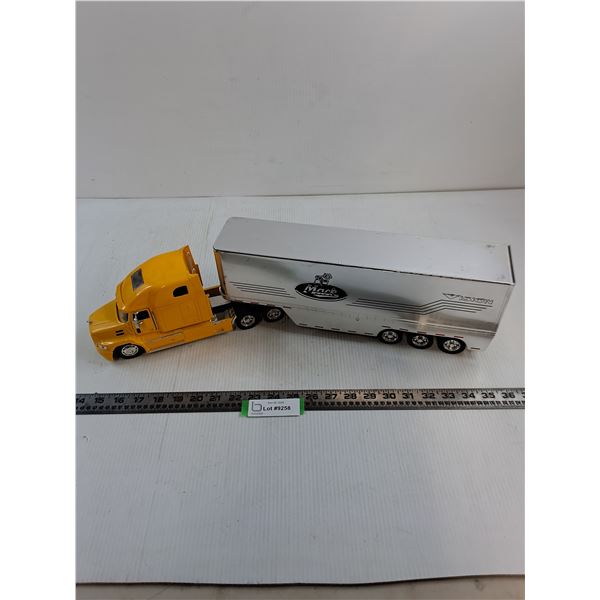 Die-Cast Mack "Vision" Semi-Tractor & Trailer - 22.5" Length