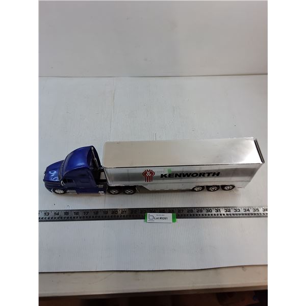 Die-Cast Kenworth Semi Tractor & Trailer - 22" Length