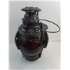 Image 3 : #Antique Railroad Signal Lantern - 15" High
