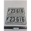 Image 1 : Pair of 1959 Saskatchewan "F" License Plates