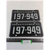 Image 1 : Pair of 1960 Saskatchewan License Plates