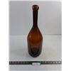 Image 1 : Dark Amber Glass Liquor Bottle - 18" Tall - PICK UP