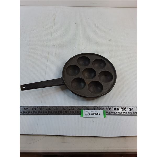 Cast Iron Aebleskiver Pan