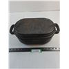 Image 1 : Cast Iron Oval Fryer w/Lid