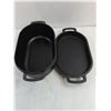 Image 2 : Cast Iron Oval Fryer w/Lid