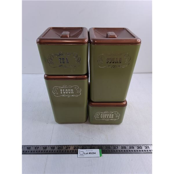 Set of 4 Dry Food Storage Containers