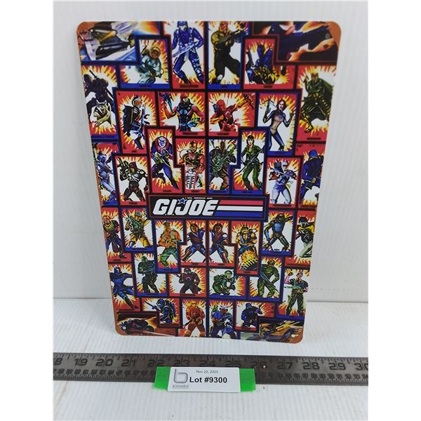 G.I. Joe Metal Wall Poster - 8" x 12"