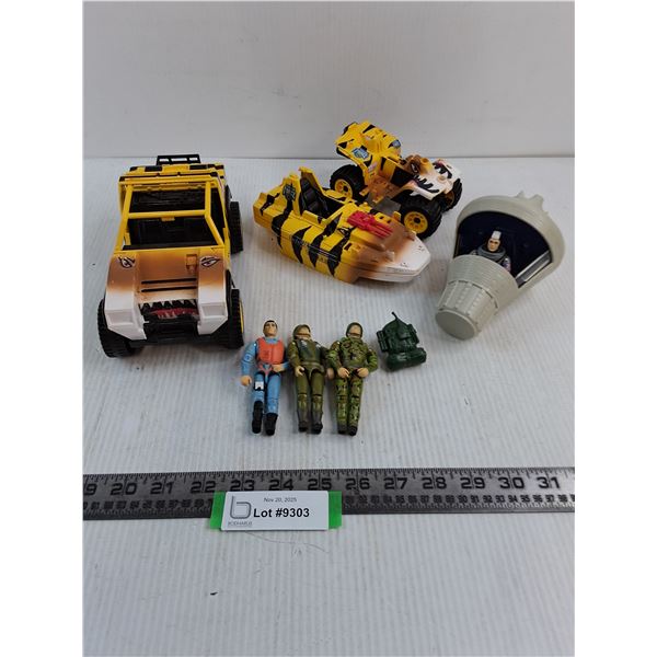 Tiger Force Vehicles & Action Figures