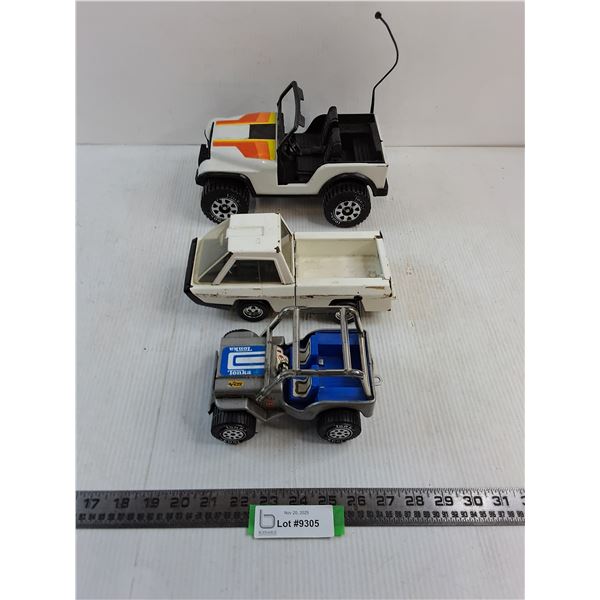 (3) Tonka Toy Vehicles