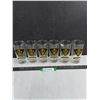 Set of 6 O.P.P. Gold-Rim Glasses