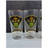 Image 2 : Set of 6 O.P.P. Gold-Rim Glasses