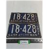 Image 1 : Pair of 1931 Saskatchewan License Plates