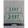 Image 1 : Pair of 1966 Saskatchewan License Plates