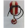 Image 2 : Gilmore Red Lion Gasoline Air Pump Coin Bank - 16" High