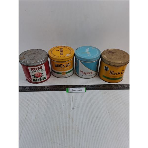 (4) Vintage Tobacco Tins
