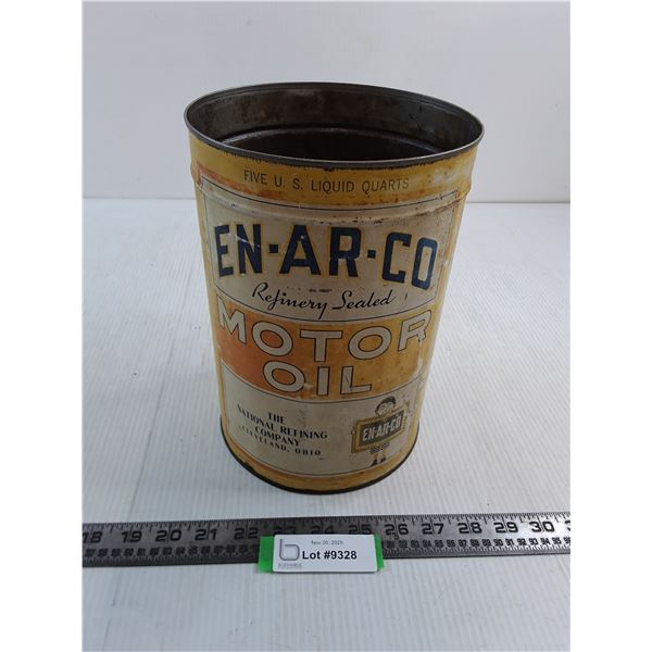 #Vintage Enarco Motor Oil Tin