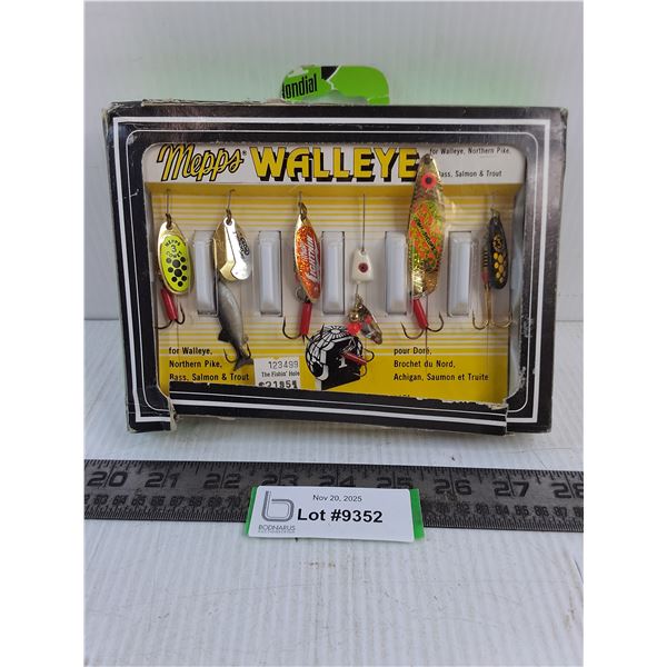 Mepps Walleye Hooks & Lures Kit - Appears Unused