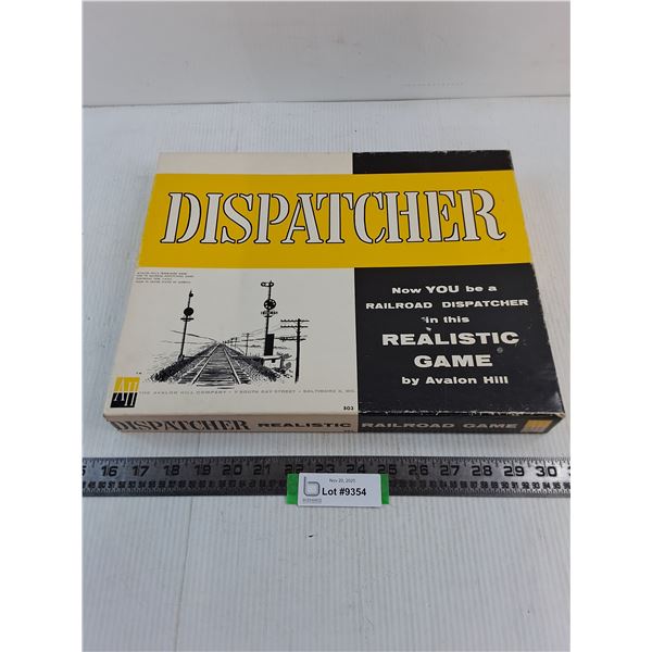 Avalon Hill "Dispatcher" Board Game