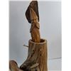 Image 3 : #Fantasy Themed Tree Trunk Wood Carving - 2' Wide x 22" Wide - Pickup Only