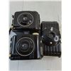 Image 3 : (3) Vintage Cameras (2-Baby Brownies, Kodak Bullet)
