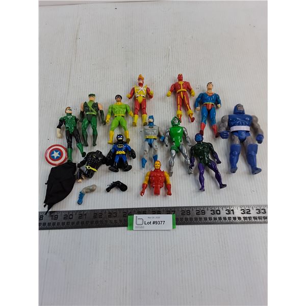 Assorted Super Hero Action Figures - Some Handicapped!