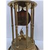 Image 3 : #Vintage Ornate Brass Table Clock - 17" Tall x 9" Diameter - Pendulum Disconnected